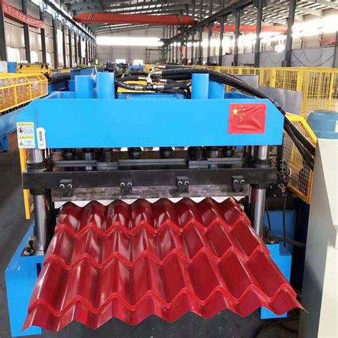 Fully Automatic Glazed Tile Metal Roof Roll Forming Machine China