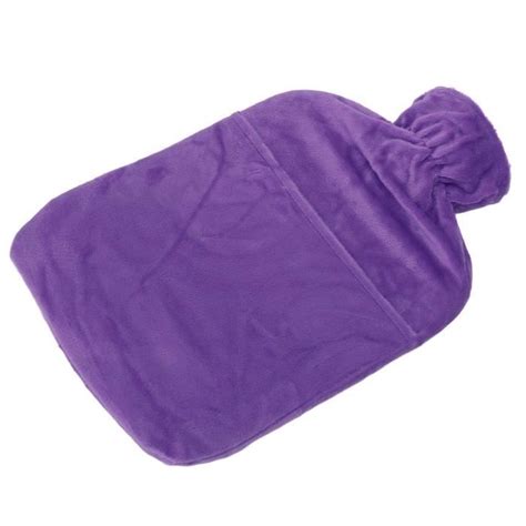 EBTOOLS sac à eau chaude souple Bouillotte avec housse en peluche