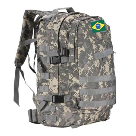 Mochila T Tica Camping Militar Litros Resistente A Gua Grande