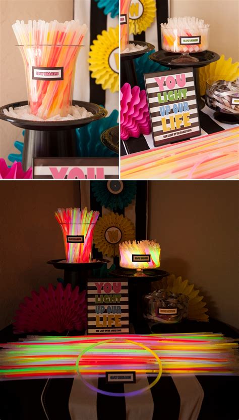 You Have To See This Awesome DIY Wedding Glow Stick Bar Idea Fun365