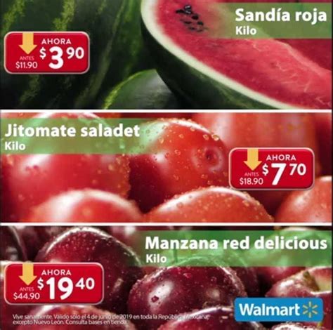 Martes De Frescura Walmart Frutas Y Verduras 4 De Junio 2019