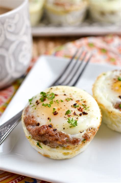 Low Syn Sausage and Egg Breakfast Muffins | Slimming Eats - Weight ...