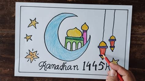 Cara Membuatmenggambar Poster Marhaban Ya Ramadhan Yang Gampang Dan