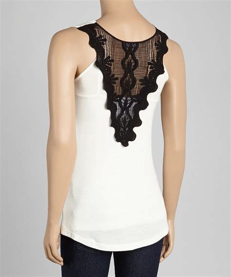 Another Great Find On Zulily Casa Lee White Lace Tank By Casa Lee