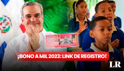 Bono a Mil diciembre 2023 cómo registrarme para recibir el beneficio