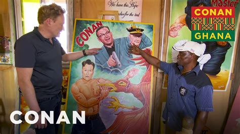 Conan Brings His Ghanaian Movie Poster To Life Conan On Tbs Youtube