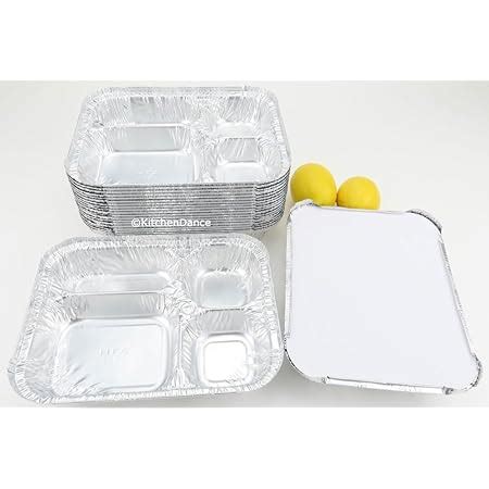 Amazon Disposable Aluminum Compartment T V Dinner Trays With