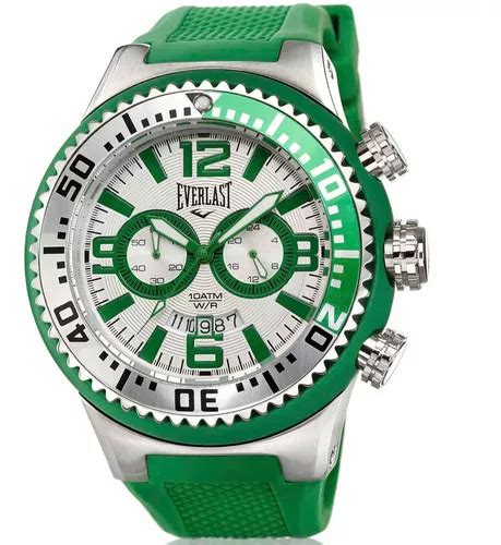 Reloj de pulsera Everlast con cronógrafo rojo E321 para hombre