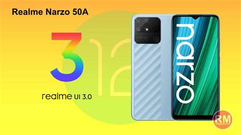 Breaking Realme Narzo 50A Updates To Stable Android 12 With Realme UI 3 0