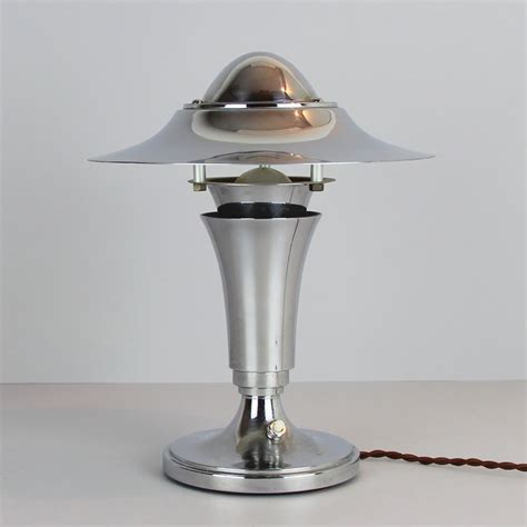 Art Deco Tischlampe Aus Chrom Bei Pamono Kaufen