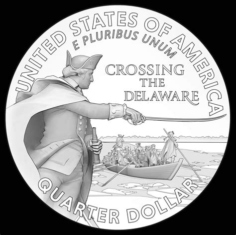 George Washington Crossing the Delaware River Quarter Designs | CoinNews