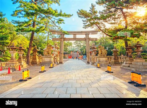 Osaka, Japan - 21 Nov 2018 - Sumiyoshi Grand Shrine or Sumiyoshi Taisha ...