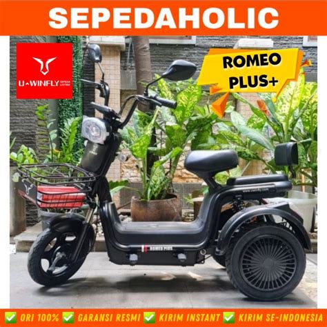 Jual Sepeda Motor Listrik Roda Tiga UWINFLY ROMEO PLUS Electric E