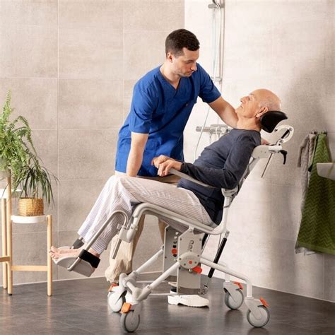 Etac Swift Mobil Tilt 2 Shower Tilting Commode Chair Standard