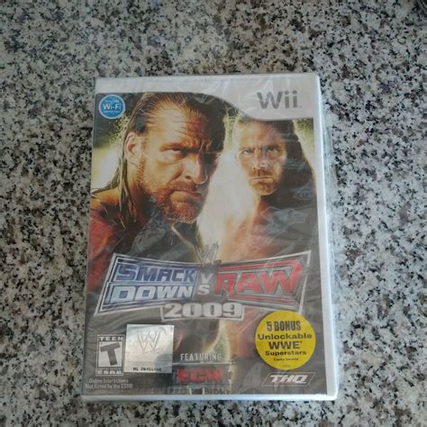 Wwe Smackdown Vs Raw Featuring Ecw Nintendo Wii New