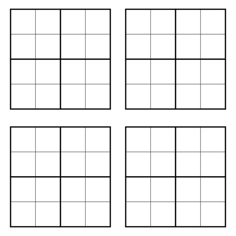 Sudoku Printable Blank - Printable Word Searches