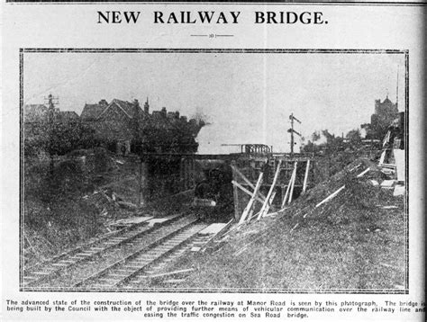 Bexhill Museum On Twitter New Railway Bridge The Advanced State