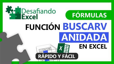 Función BUSCARV ANIDADA en Excel Fórmulas de Excel 146 YouTube