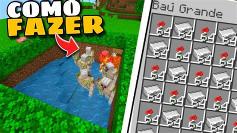 Como Fazer A Farm De Ferro Mais Simples E Eficiente Para O Minecraft