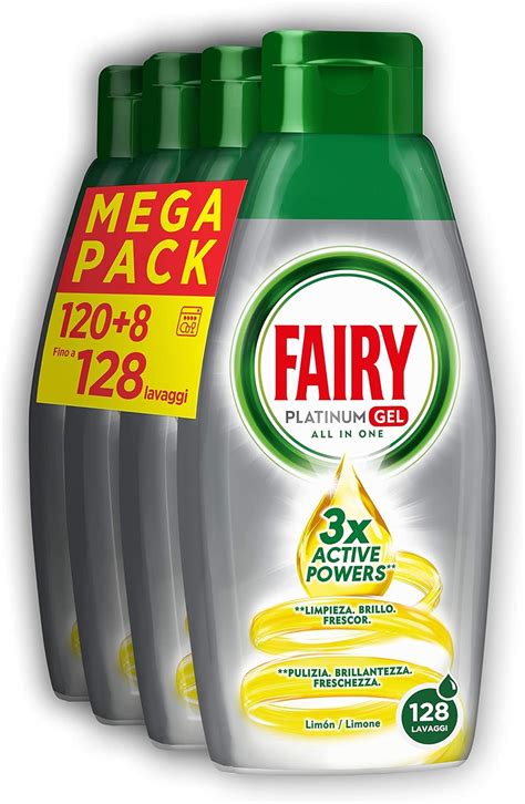 Fairy Gel Detersivo Lavastoviglie 32 Lavaggi 1 Bottiglia Da 32