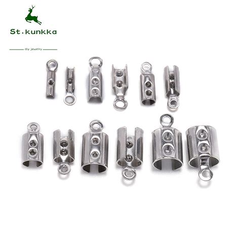 Stkunkka Stainless Steel Bead Bracelet Connectors 50 Pcs Shopee Malaysia