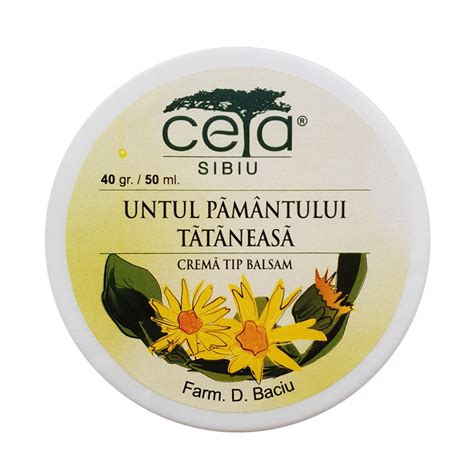 Crema Cu Untul Pamantului Si Tataneasa Ml Ceta Sibiu Farmacia