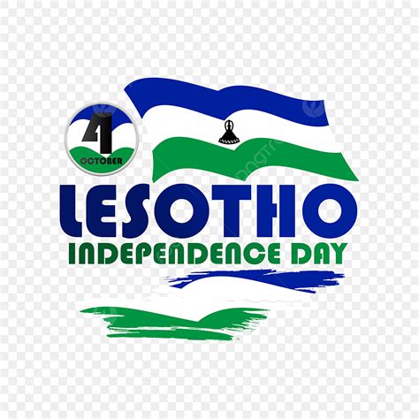 Lesotho Flag PNG Picture Lesotho Independence Day With Circle And Flag