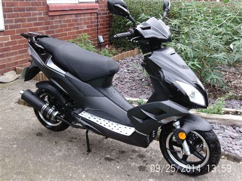 2013 Scooter Moped Direct Bikes Db50qt Black 50cc