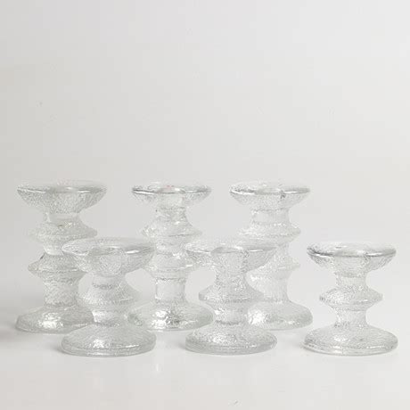 Timo Sarpaneva Ljusstakar Stycken Festivo Glas Iittala