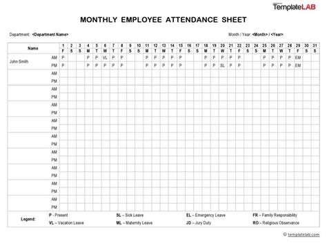 Employee Attendance Calendar 2025 Printable Glori Kaylyn