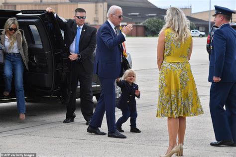 Biden's golden-haired grandson Beau, 2, adorably steals the show ...