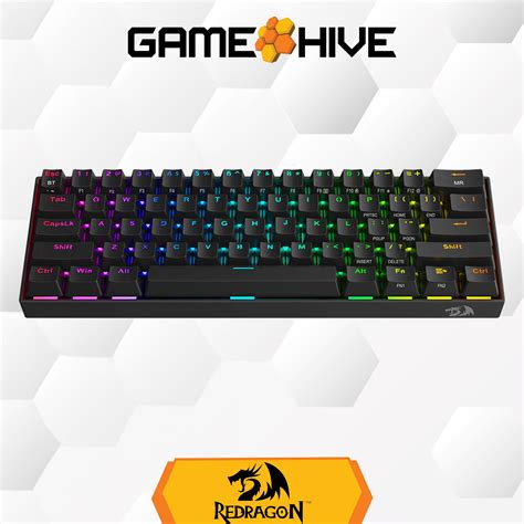 Redragon K W Rgb Pro Pro Draconic Wireless Rgb Mechanical Keyboard