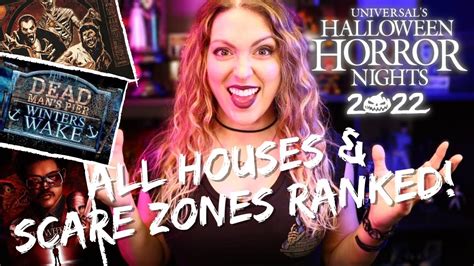 Halloween Horror Nights 2022 Review And House Ranking Youtube