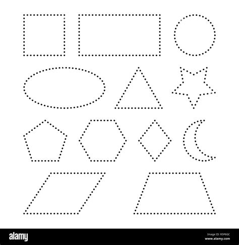 Shapes Clip Art Black And White