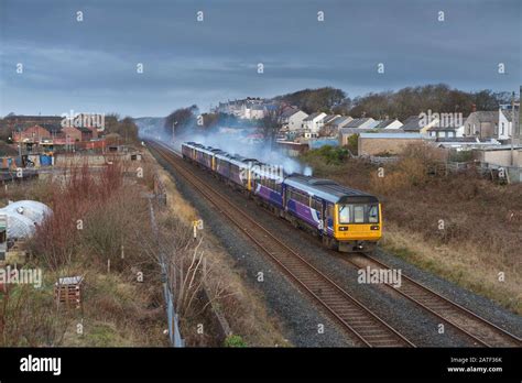 4 Withdrawn Arriva Northern Rail Class 142 Pacer Trains Departing From