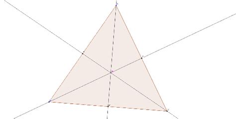 Tri Ngulo Con Medianas Y Baricetro Geogebra