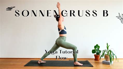 Sonnengruß B Anleitung für Anfänger Yoga deutsch YouTube