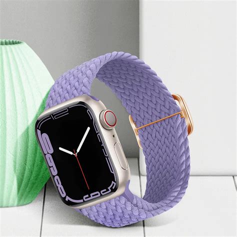 Avizar Bracelet pour Apple Watch 41mm et 40mm et 38 mm Nylon Tressé