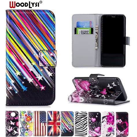 WoodLysi Flip Caso Para Samsung Galaxy S9 Plus Caso Coque Samsung