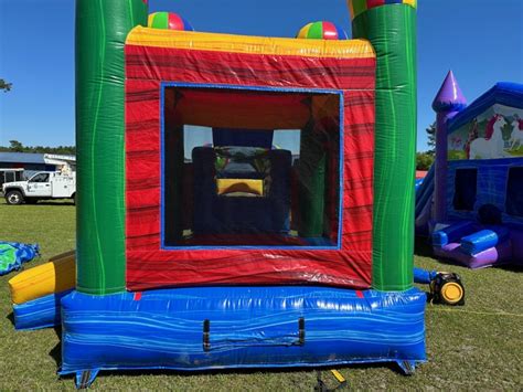 Balloon Bounce House Combo With Splash Pad Slides And More Party