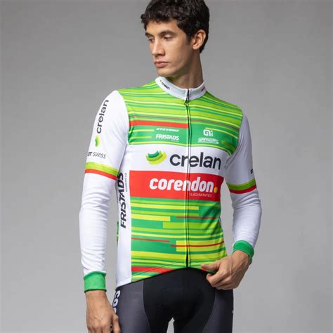 ale crelan corendon  long sleeve jersey
