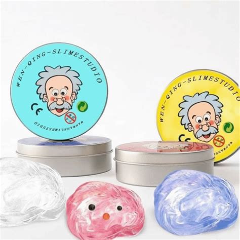jimeixian glass slime slime squishy toy magic stress relief bouncing
