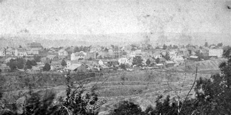 This is one of the earliest pictures of town, taken from a Zellner ...