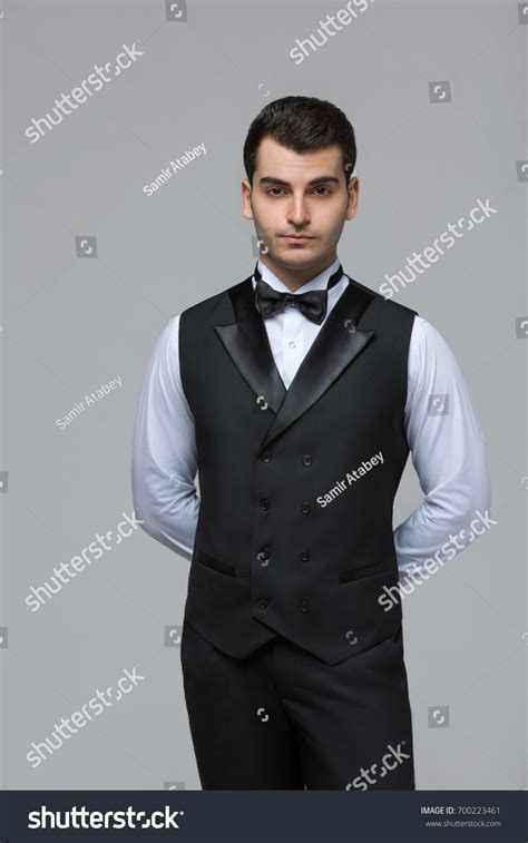 Waiter Uniforms Portrait Waiter Uniform On Stock Photo 700223461 ...