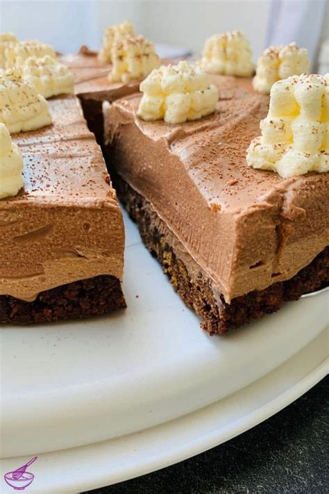 No Bake Chocolate Ricotta Cheesecake