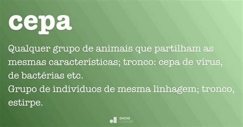 O Que Significa Cepa