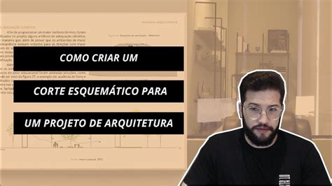 COMO CRIAR UM CORTE ESQUEMÁTICO PARA UM PROJETO DE ARQUITETURA VITOR