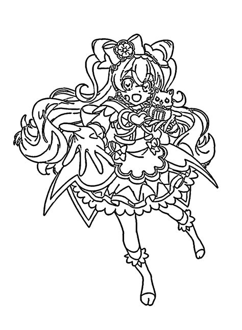 Dibujos de Pretty Cure para colorear y Pintar Imágenes Para Dibujar