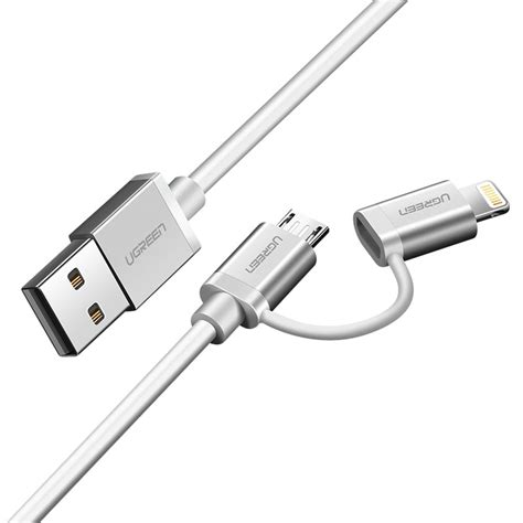 Ugreen In Lightning Micro Usb Cable Charging And Sync Cable Cord