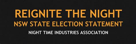 Night Time Industries Association Nsw 2023 State Election — Night